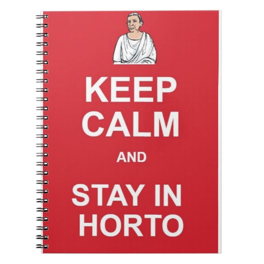 保落ち着いて馬に乗る ノートブック (正面)