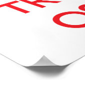 保落ち着いて骨質者を信頼する ポスター (角)