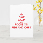 保落ち着いて魚屑に集中 カード (黄色い花)