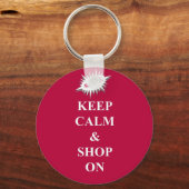 保落ち着いて キーホルダー (正面)