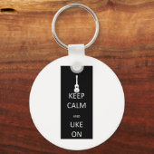 保落ち着いて キーホルダー (正面)