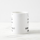 保落ち着いて コーヒーマグカップ (中央)