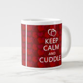 保落ち着いて ジャンボコーヒーマグカップ (正面右)