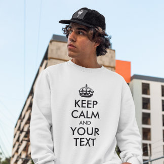 保落ち着いて スウェットシャツ