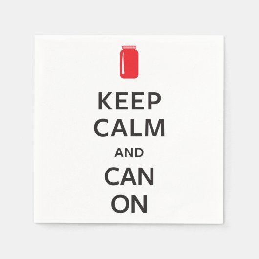 保落ち着いて スタンダードカクテルナプキン (正面)