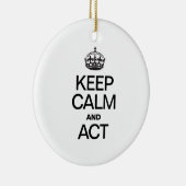 保落ち着いて セラミックオーナメント (右)