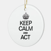 保落ち着いて セラミックオーナメント (左)