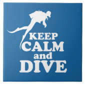 保落ち着いて タイル (正面)