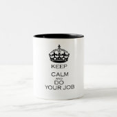 保落ち着いて ツートーンマグカップ (中央)