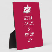 保落ち着いて フォトプラーク (側面)