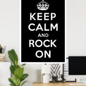 保落ち着いて ポスター (ホームオフィス)