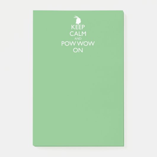 保落ち着いて ポストイット (正面)