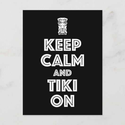 保落ち着いて ポストカード (正面)