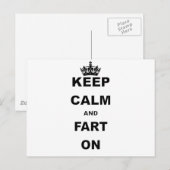 保落ち着いて ポストカード (正面/裏面)