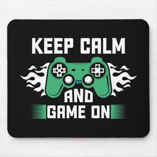 保落ち着いて マウスパッド (正面)