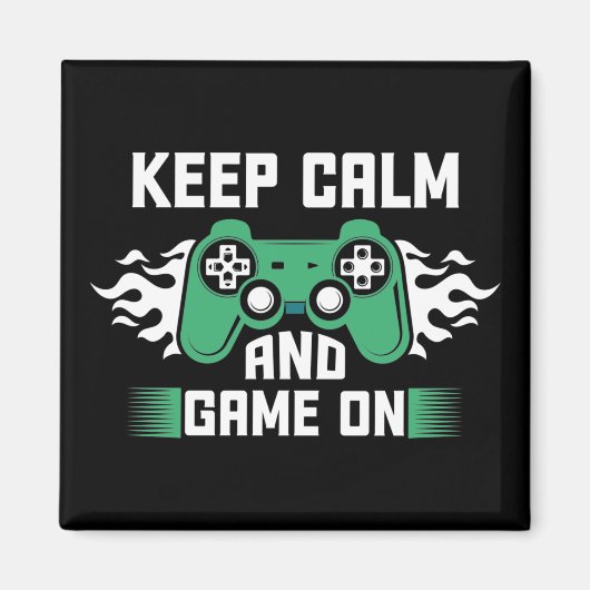 保落ち着いて マグネット (正面)