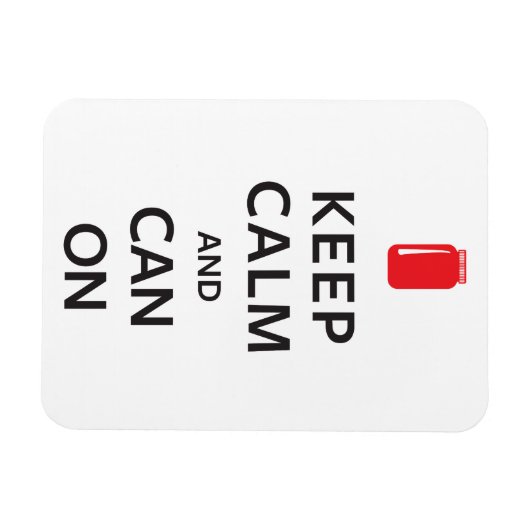 保落ち着いて マグネット (横)