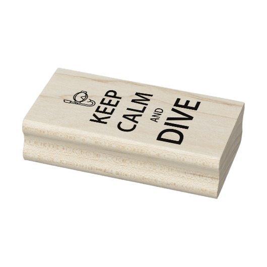 保落ち着いて ラバースタンプ (スタンプ)