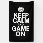 保落ち着いて 横断幕 (縦)