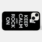 保落ち着いて Case-Mate iPhoneケース (裏面 (横))