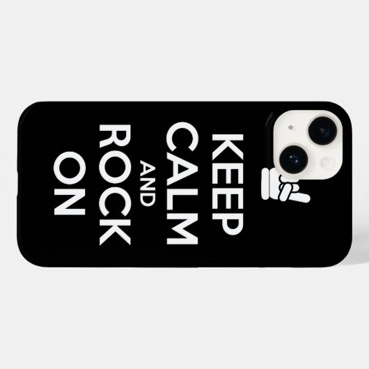 保落ち着いて Case-Mate iPhoneケース (裏面 (横))