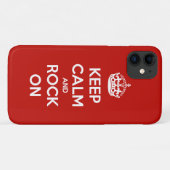 保落ち着いて Case-Mate iPhoneケース (裏面(横))