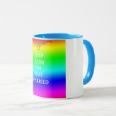 保落ち着き結婚したと滞在 マグカップ (正面右)