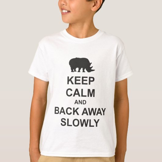 保落ち着き遠くにて Tシャツ (正面)