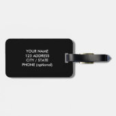 保落ち着き重量リフト荷物タグ ラゲッジタグ (裏面横)