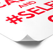 保落ち着き#selfie ポスター (角)