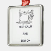 保落ち着く メタルオーナメント (左)