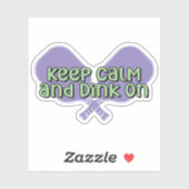 保落ち着く | Pickleballパドル シール (シート)