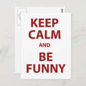 保落ち着けおもしろい! ポストカード (正面/裏面)