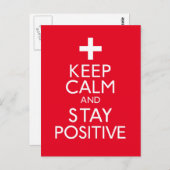 保落ち着け前向き ポストカード (正面/裏面)