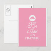 「保落ち着け運てのピッ祈ク！ ポストカード (正面/裏面)