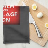 保落ち キッチンタオル (四つ折り)