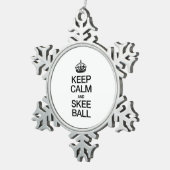 保落ち スノーフレークピューターオーナメント (右)