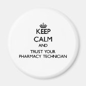 保薬局の技術者を安心して信頼 マグネット (正面)