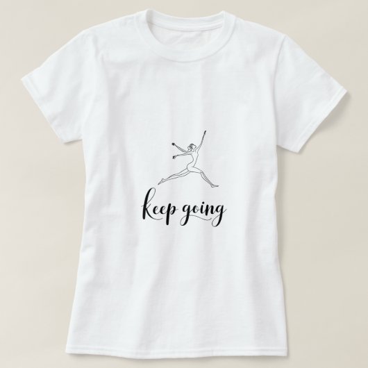 保行きやる気を起こさせる – 女性のTシャツ Tシャツ (デザイン正面)
