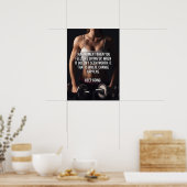 保行き – 女子ジムやる気を起こさせる ポスター (キッチン)