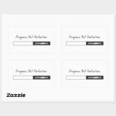 保行くな与えい,勇気付けられる,やる気 長方形シール (シート)