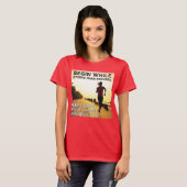 保行く – 女性のランニングトレーニング動機 Tシャツ (正面フル)