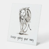 保行 台座サイン (正面)