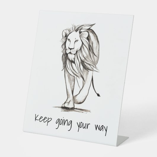 保行 台座サイン (正面)