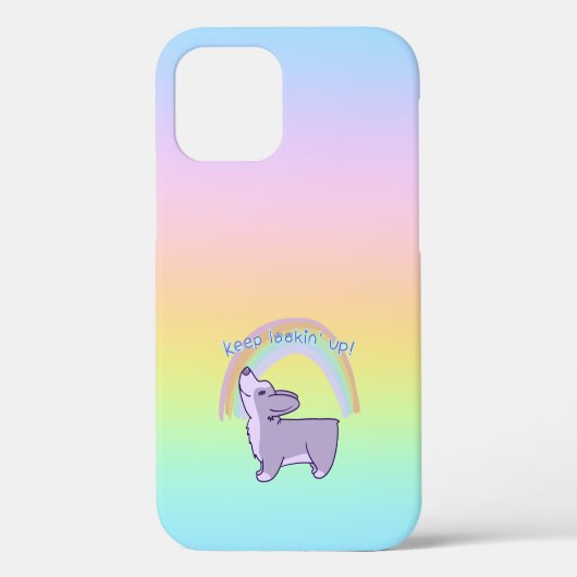 「保見ろ!」 コーギレインボー Case-Mate iPhoneケース (裏面)