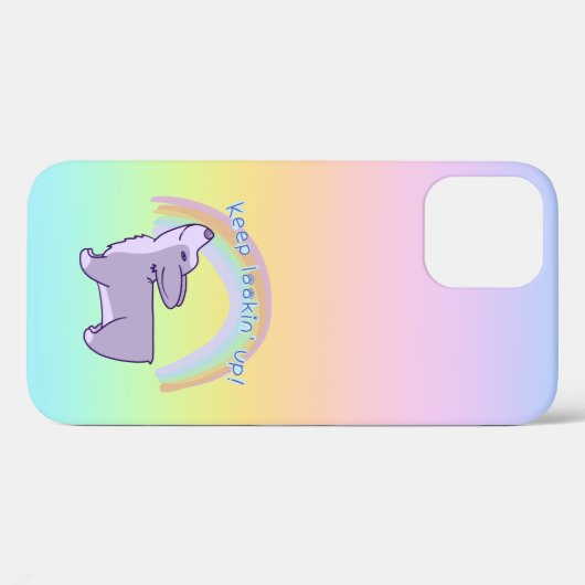 「保見ろ!」 コーギレインボー Case-Mate iPhoneケース (裏面 (横))