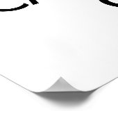 保計算に関する計算と計算のカスタム ポスター (角)