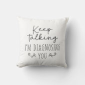 保診断してる クッション (正面)
