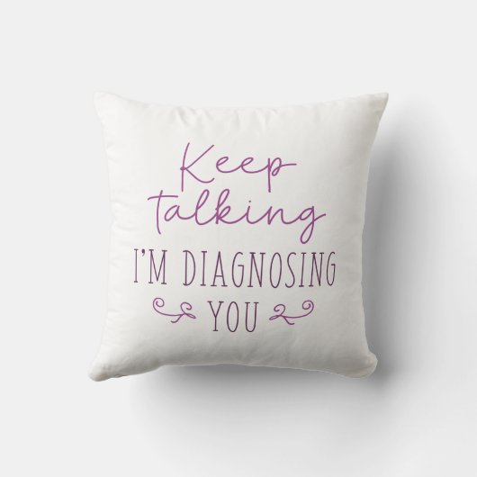 保診断してる クッション (裏面)