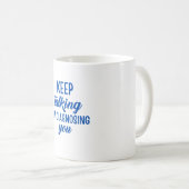 保診断してる コーヒーマグカップ (正面右)